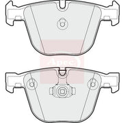 Apec Rear Brake Pad Set PAD1732