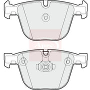 Apec Rear Brake Pad Set PAD1732