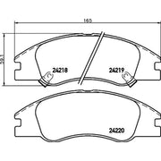 DON Front Brake Pad Set PCP1439