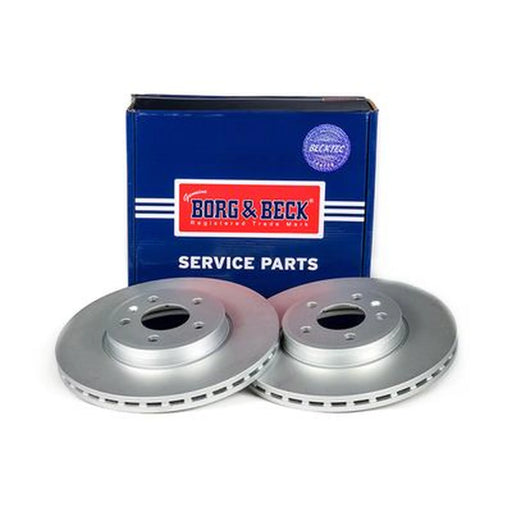 Borg & Beck 2 x Vented Front Brake Discs BBD4689
