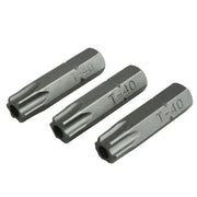 Faithfull Security S2 Grade Steel Screwdriver Bits T40S x 25mm (Pack 3)