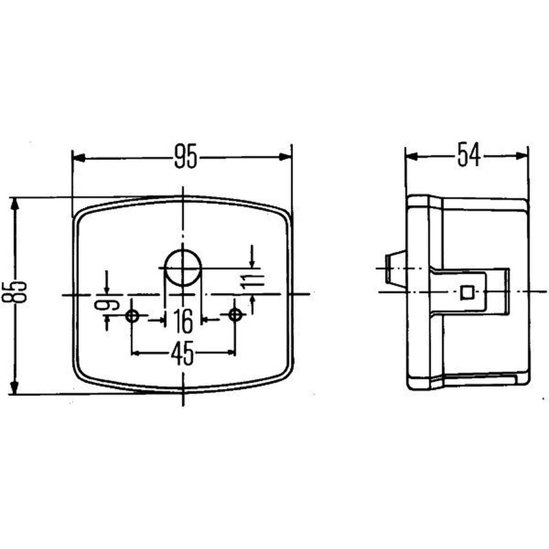 Hella Direction Indicator Light Right 2BE 003 182-101