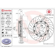 Brembo Aluminium Front Brake Disc Hub Brake Discs 09.9313.33