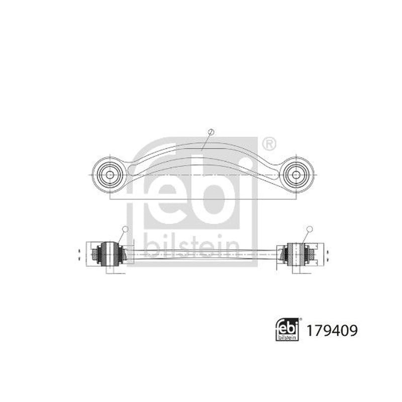 Febi Control/Trailing Arm Front 179409