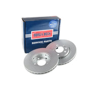 Borg & Beck 2 x Front Brake Discs BBD4064