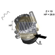 NAPA Engine Cooling Water Pump NWP1045