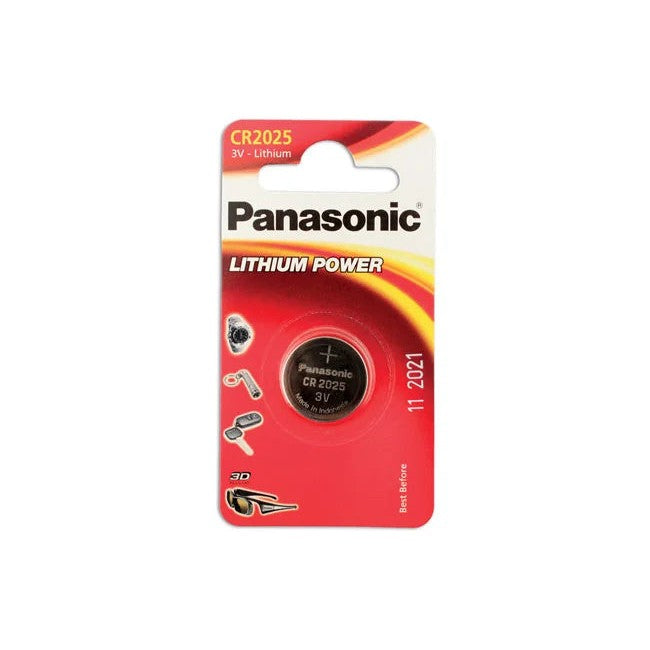 Panasonic Coin Cell Battery CR2025 3V (box of 12) 1pc - CPL