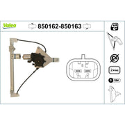 Valeo Electric Window Regulator Lifter Right Front 850163