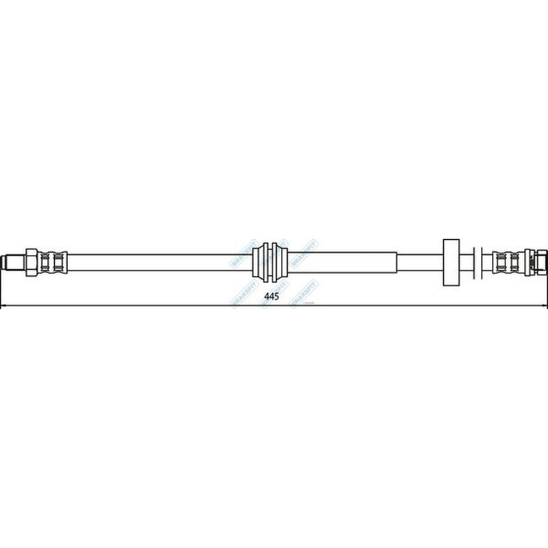 Apec Brake Hydraulic Hose Line Rear BHO4117