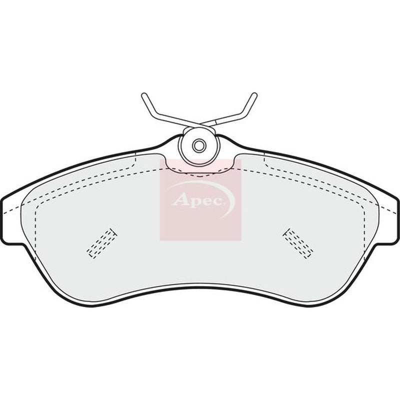 Apec Front Brake Pad Set PAD1250