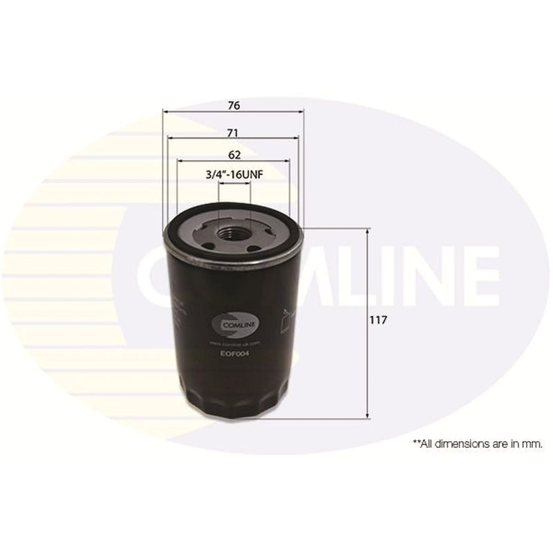 Comline Engine Oil Filter EOF004