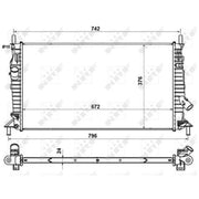 NRF Engine Radiator 55327