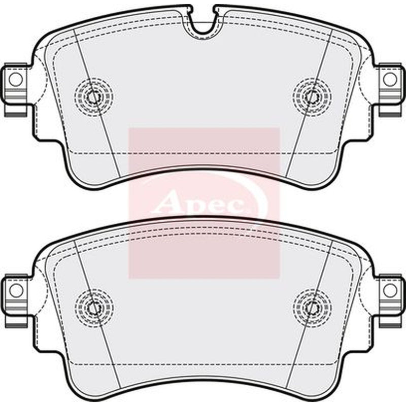 Apec Rear Brake Pad Set PAD2095
