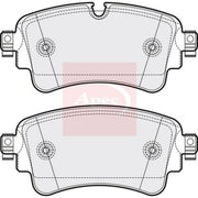 Apec Rear Brake Pad Set PAD2095