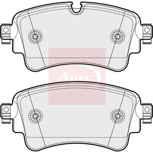 Apec Rear Brake Pad Set PAD2095