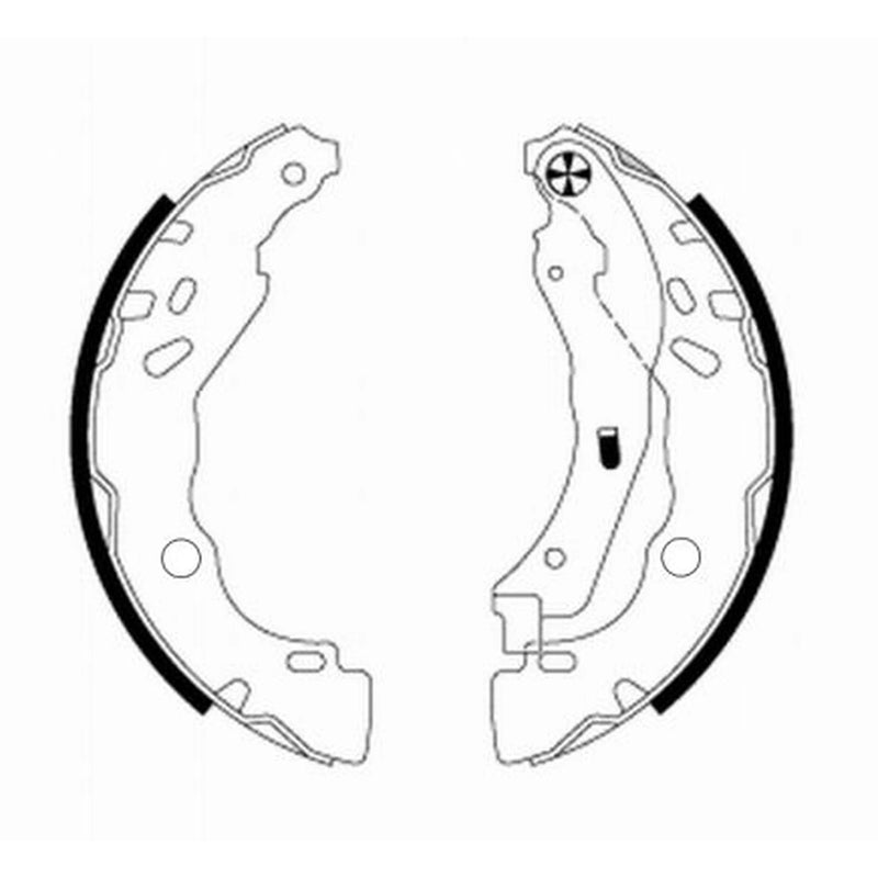 Textar Brake Shoe Set Axle Kit 91077200