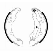 Mintex Brake Shoe Set Axle Kit MFR692