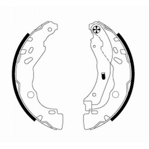 Textar Brake Shoe Set Axle Kit 91077200
