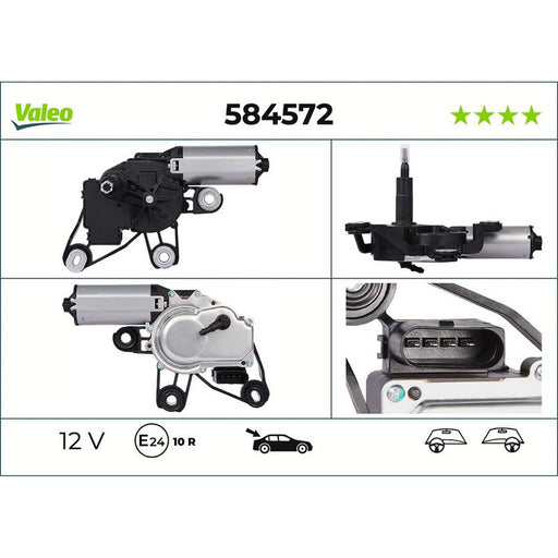 Valeo Front/Rear Wiper Motor Rear 584572