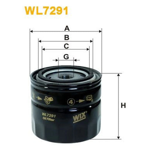 WIX Engine Oil Filter WL7291