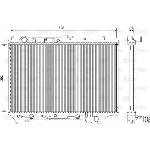 Valeo Engine Radiator 701550