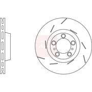 Apec 2 x Slotted/Internally Vented Rear Brake Discs DSK3264