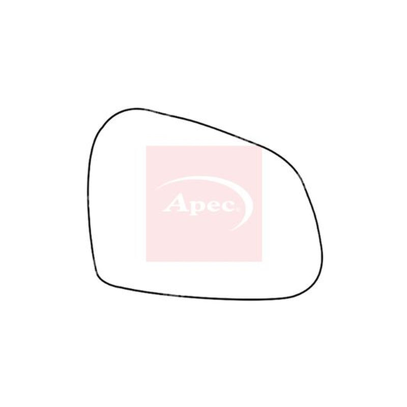 Apec Exterior Wing Mirror Glass Right AMS2676