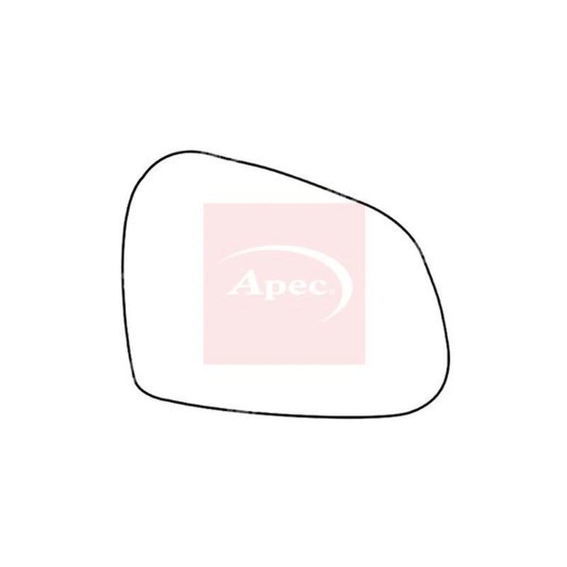 Apec Exterior Wing Mirror Glass Right AMS2676