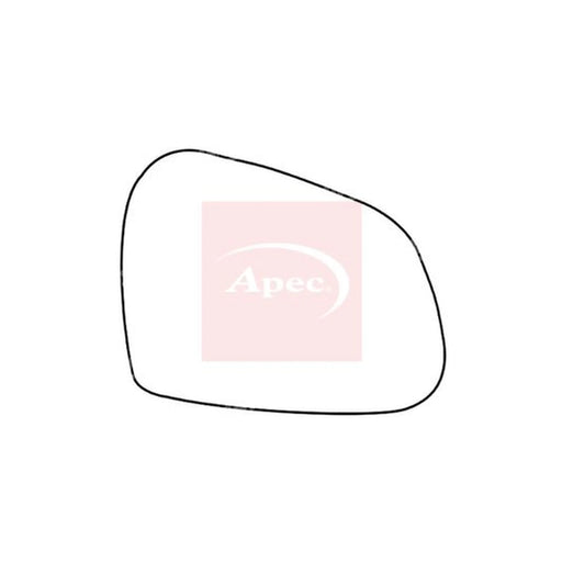 Apec Exterior Wing Mirror Glass Right AMS2676