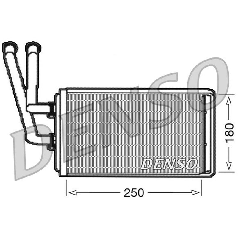 Denso Heater Matrix Core Heat Exchanger DRR09100