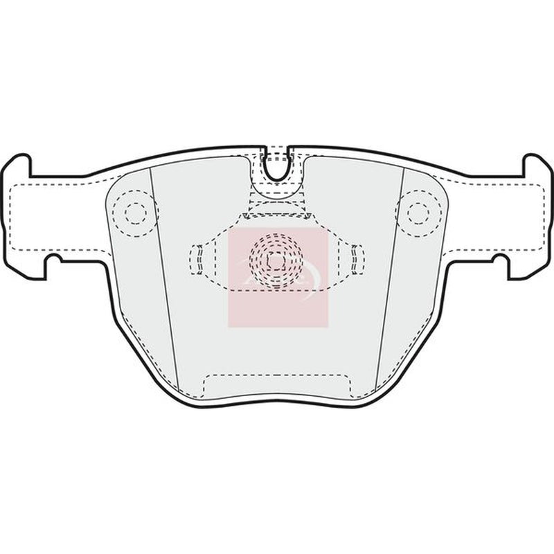 Apec Front Brake Pad Set PAD1325
