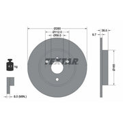 Textar Front Brake Discs 92155503