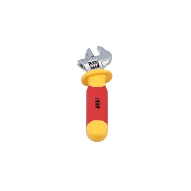 Laser Tools VDE Insulated Adjustable Wrench 200mm - PL