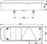 Hella 2VP 340 934-201 Tail Light Assembly