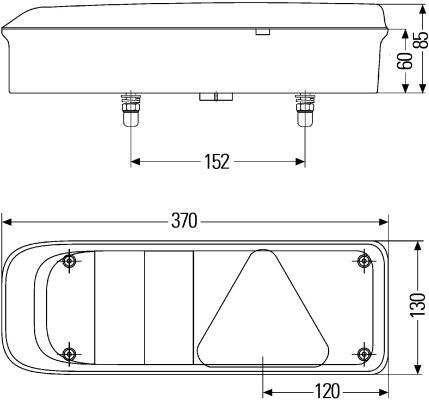 Hella 2VP 340 934-201 Tail Light Assembly
