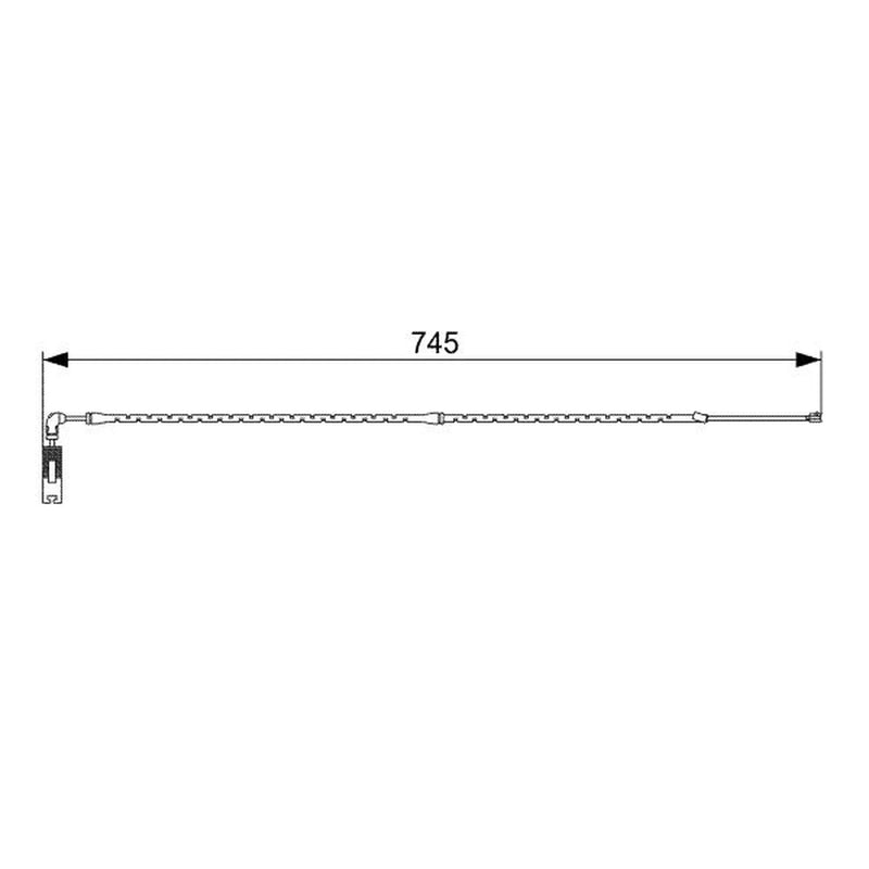 Bosch Brake Pad Wear Sensor Front 1 987 473 000