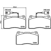 DON Front Brake Pad Set PCP2094