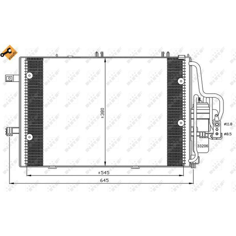 NRF Air Conditioning Condenser 35530