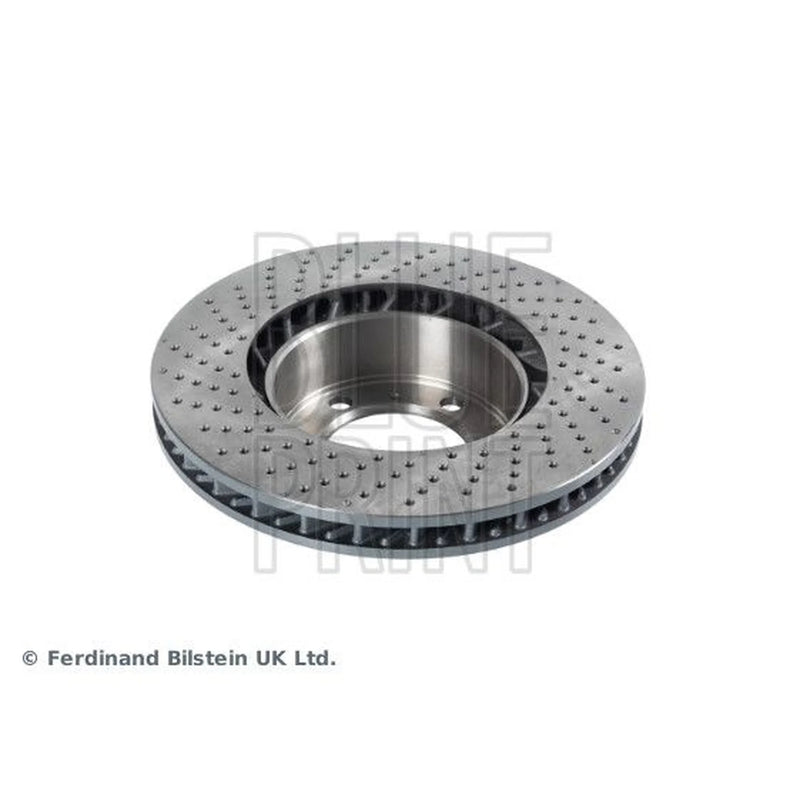 Blue Print 2 x Perforated/Vented Front Brake Discs ADV1843126