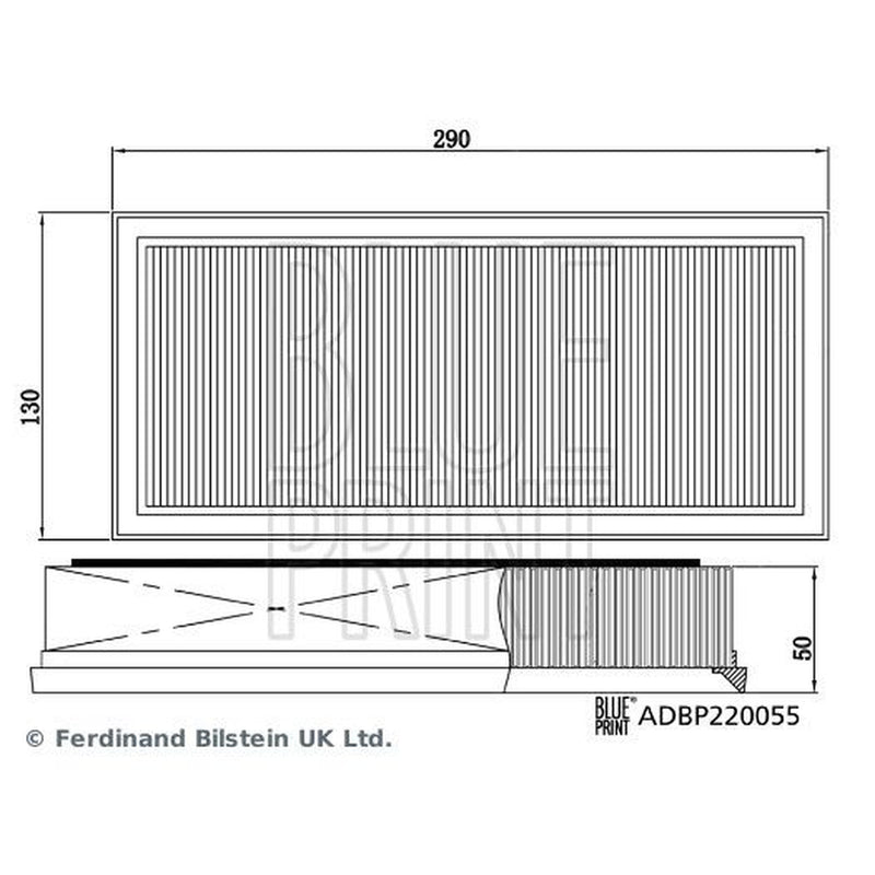 Blue Print Air Filter Kit ADBP220055