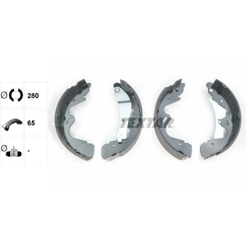 Textar Brake Shoe Set Axle Kit 91065100