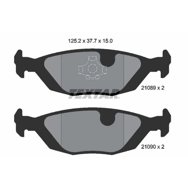 Textar Rear Brake Pad Set 2108902