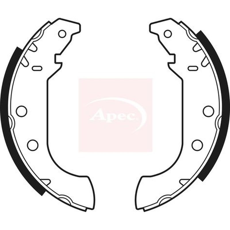 Apec Brake Shoe Set Axle Kit SHU412