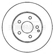 Borg & Beck 2 x Vented Front Brake Discs BBD4355
