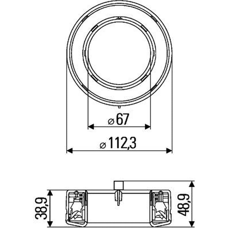 Hella Tail Light / Lamp LED Right 2SB 009 362-311