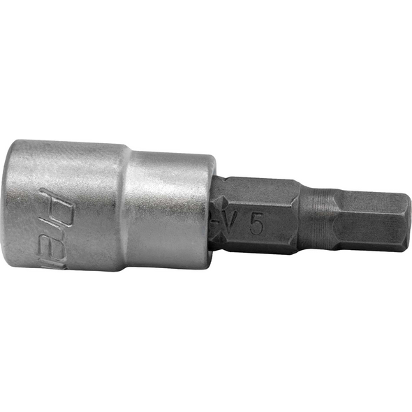 Sealey 1/4"Dr Hex Socket Bit 5mm (Micro Satin Finish)