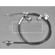 Borg & Beck Handbrake Cable Left Rear BKB2252