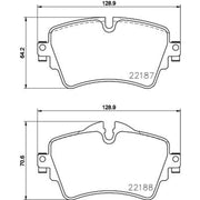 Mintex Front Brake Pad Set MDB3734