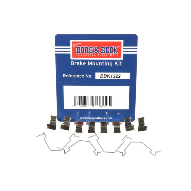 Borg & Beck Brake Pad Accessory Fitting Kit Rear BBK1322