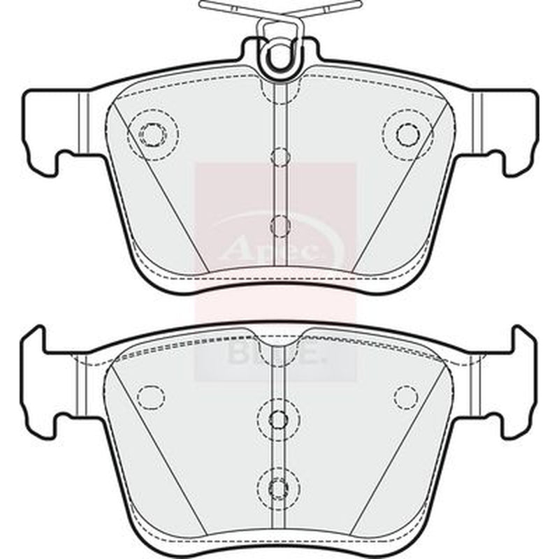 Apec Rear Brake Pad Set PD3366